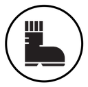 Fishing boots icon