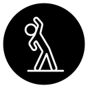 Fitness exercise icon