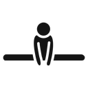 Fitness exercise icon