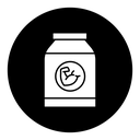 Fitness supplement icon