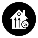 Fixed rate mortgage icon