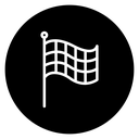 Flag checkered 2 icon