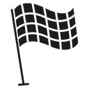 Flag checkered 3 icon
