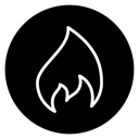 Flame icon