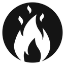 Flame fire icon