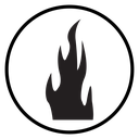 Flame fire icon