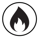 Flame fire icon