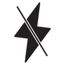 Flash off icon