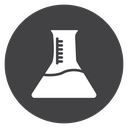 Flask Black Filled icon