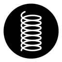 Flexible spring icon