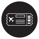 Flight tickets icon