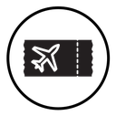 Flight tickets icon