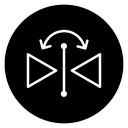 Flip horizontal 2 icon