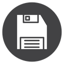 Floppy Disk Cut Corner icon
