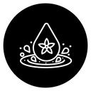 Floral Water Drop icon