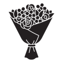 Flower bouquet icon