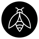 Fly insect icon