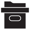 Folder box icon