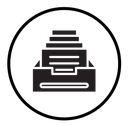 Folder box icon