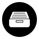 Folder box icon