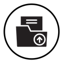 Folder download icon
