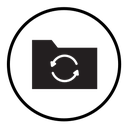 Folder sync icon