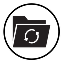 Folder sync icon