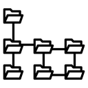 Folder tree 2 icon