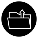 Folder upload icon