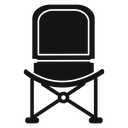 Folding chair icon