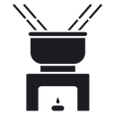 Fondue pot 3 icon