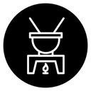 Fondue pot icon