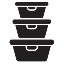 Food containers icon