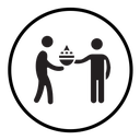 Food donation icon