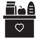 Food donation icon