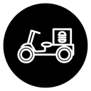 Food home delivery icon