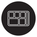 Food tray icon