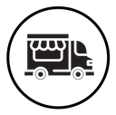 Food truck icon
