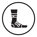 Foot splint icon