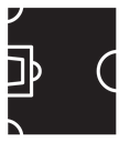 Football field icon