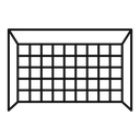 Football goal icon