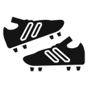 Football soccer shoes icon