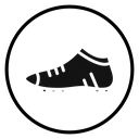 Football soccer shoes icon