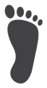 Footprint icon