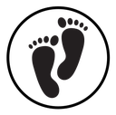 Footprint icon