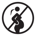Forbidden pregnant icon