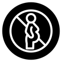 Forbidden pregnant icon
