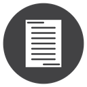 Format Text Document Black Filled icon