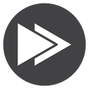 Forward Black Filled icon