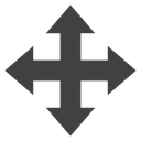 Four directions icon